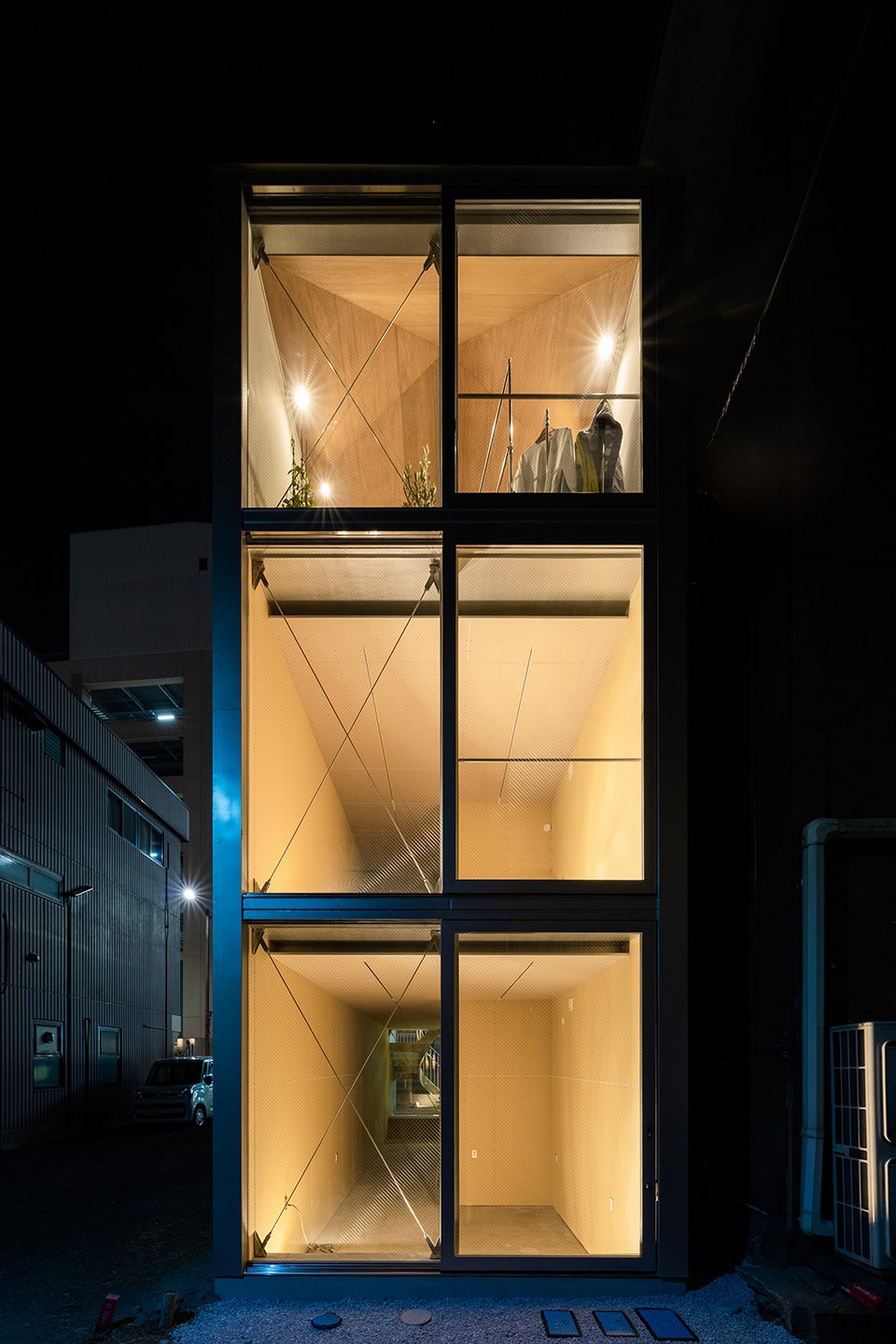 Pencil Building in Kumagaya by Sigma Construction Co Ltd Ono Architect Office
