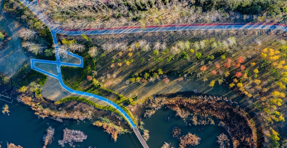 Zhoukou Shahewan Wetland Park China by Beijing Sunshine Landscape Co Ltd