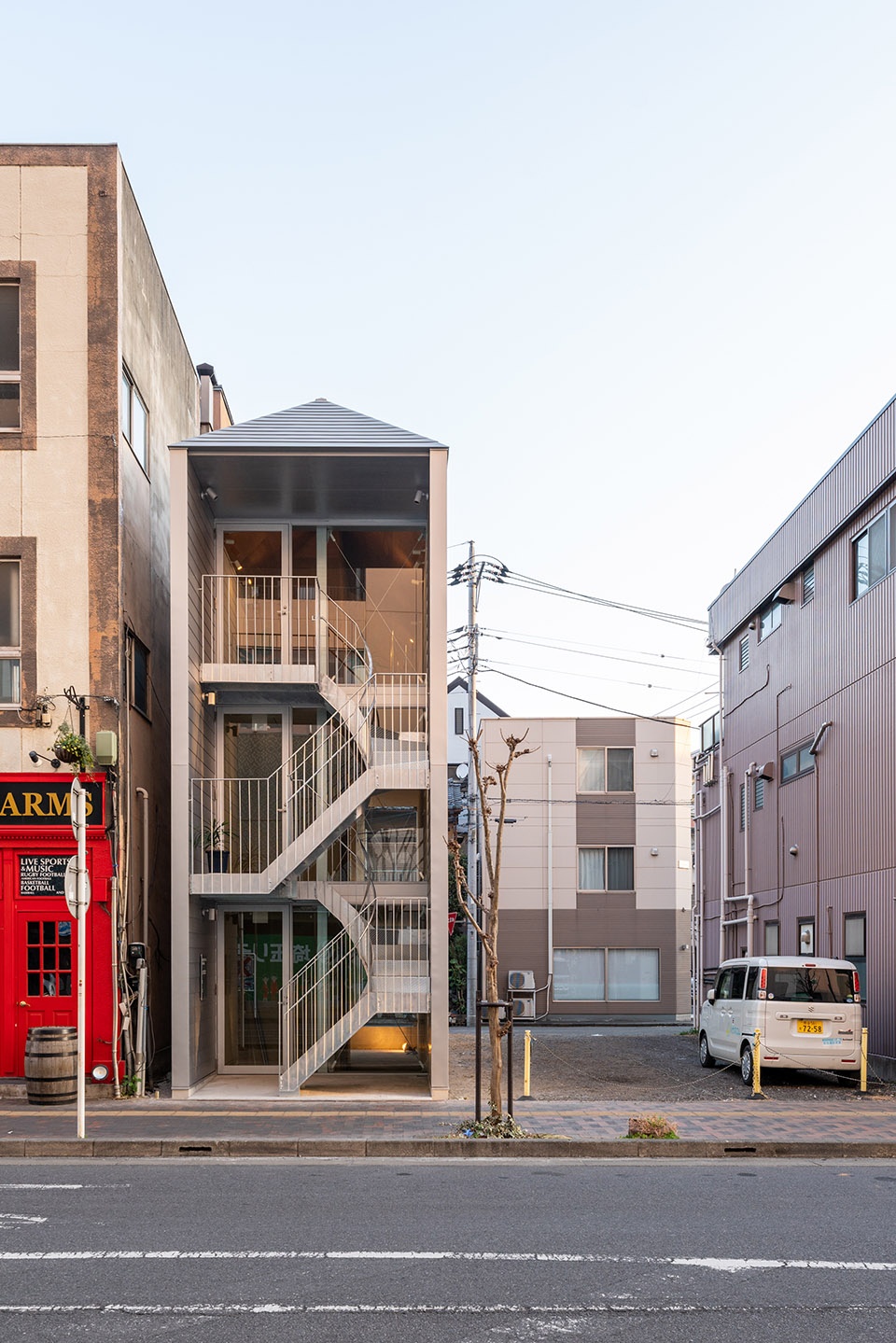 Pencil Building in Kumagaya by Sigma Construction Co Ltd Ono Architect Office