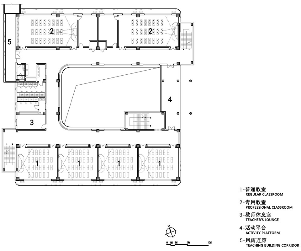Beikang Junior High School Education Architecture Complex Jinan by Architect Hu Bo