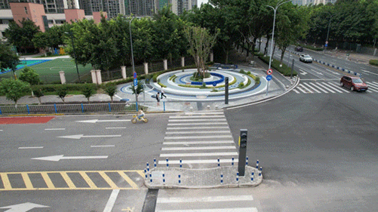 High Tech Quantum Pocket Park by 10Design