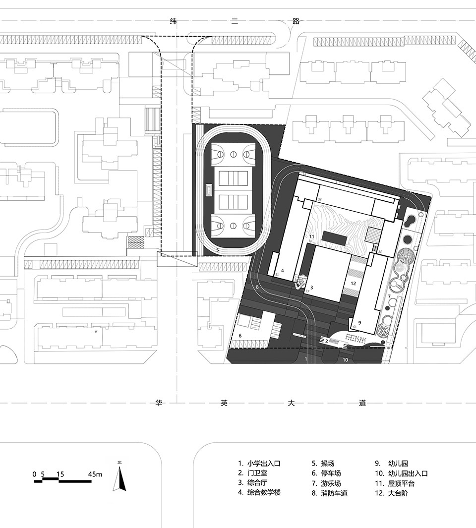 New School in the County China by L M Design Lab