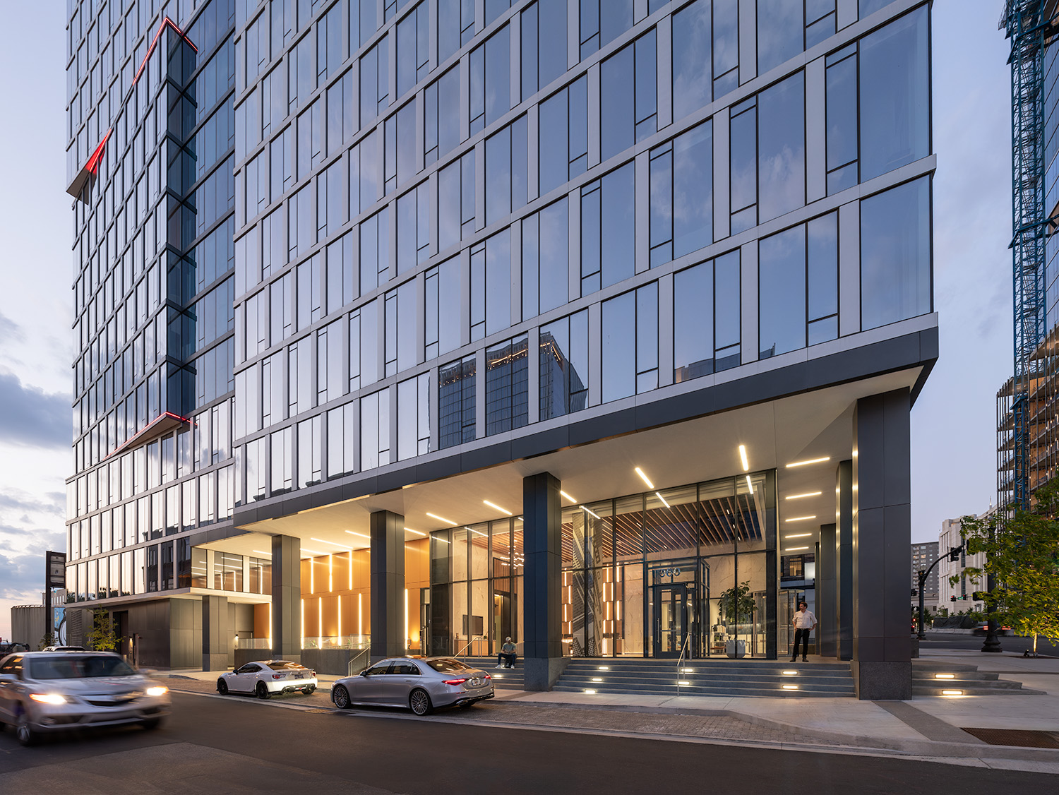 Alcove residential tower in Nashville by Goettsch Partners 谷德设计网