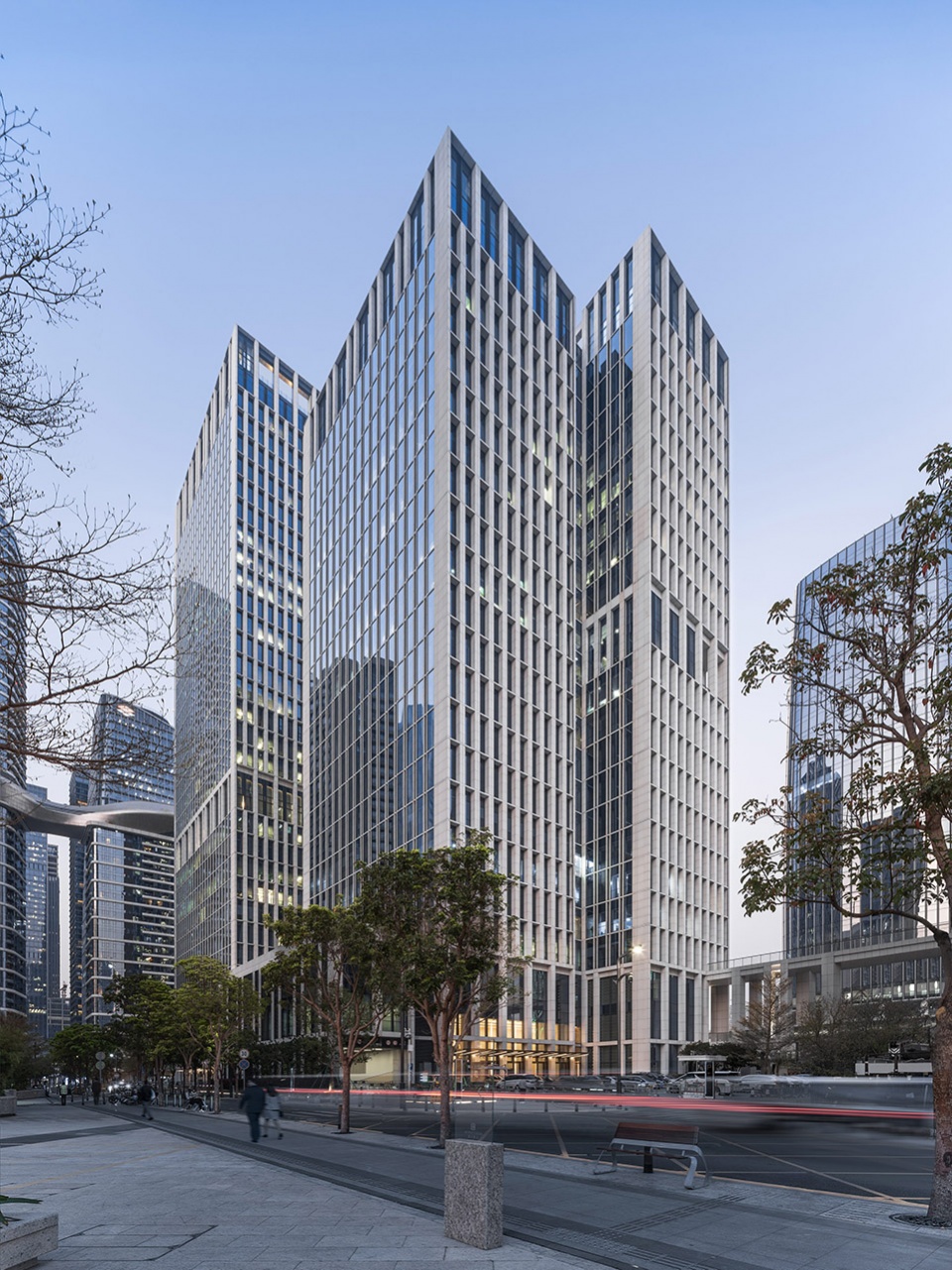 shenzhen qianhai towers by gmp