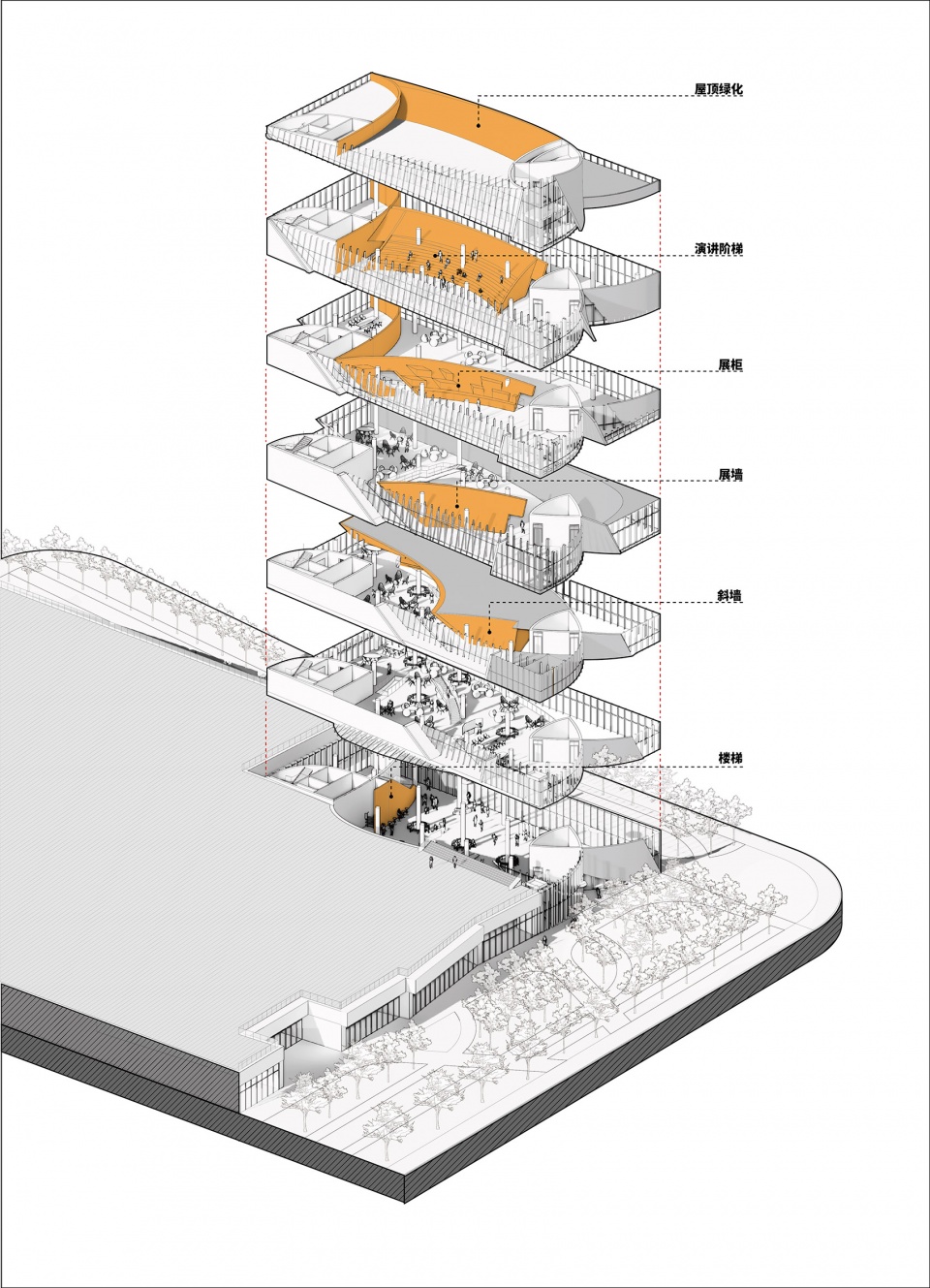 omc fashion center by atelier alter architects