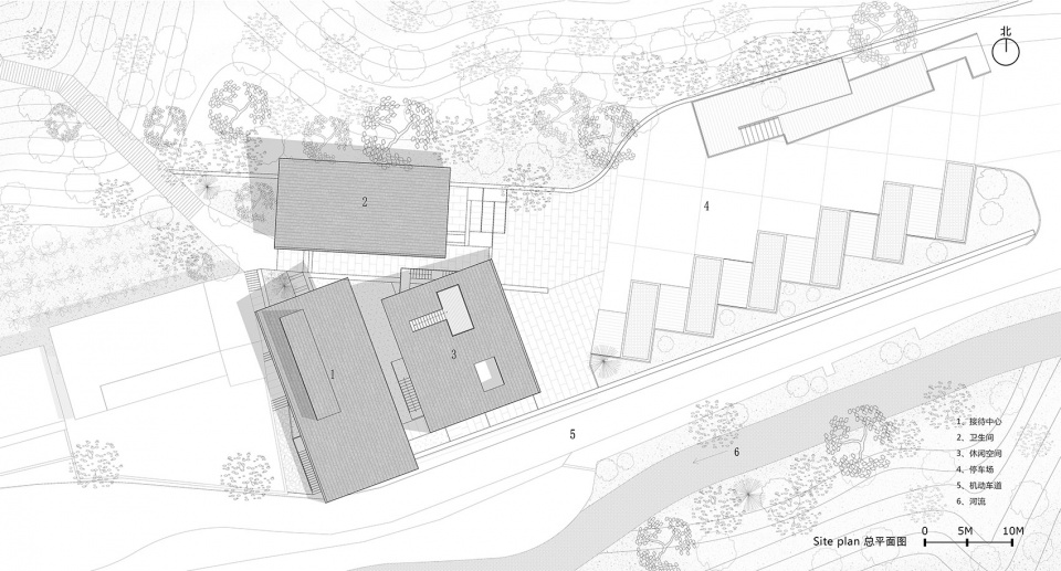 multifunctional service center of liuba mountain scenic area by shulin architectural design