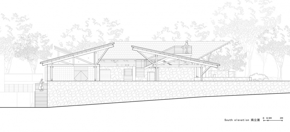multifunctional service center of liuba mountain scenic area by shulin architectural design