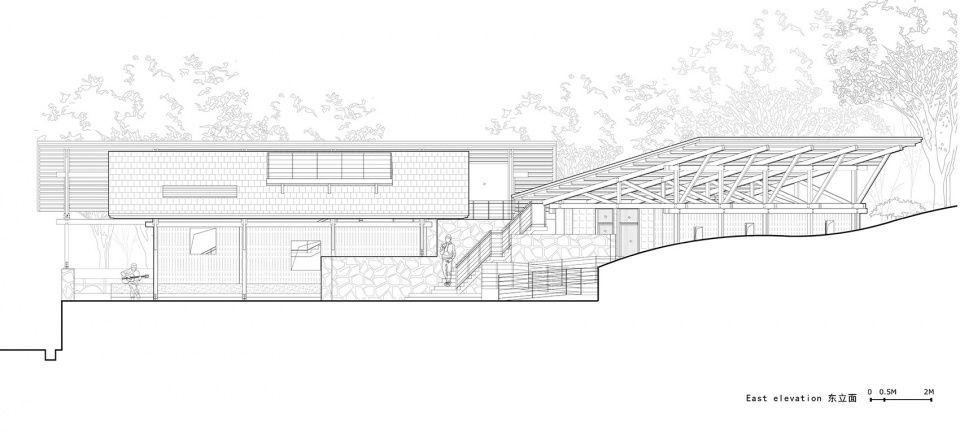 multifunctional service center of liuba mountain scenic area by shulin architectural design