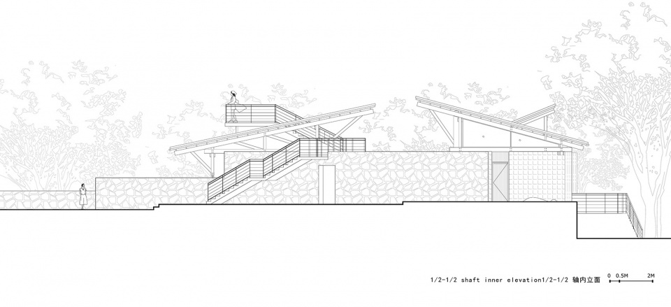 multifunctional service center of liuba mountain scenic area by shulin architectural design