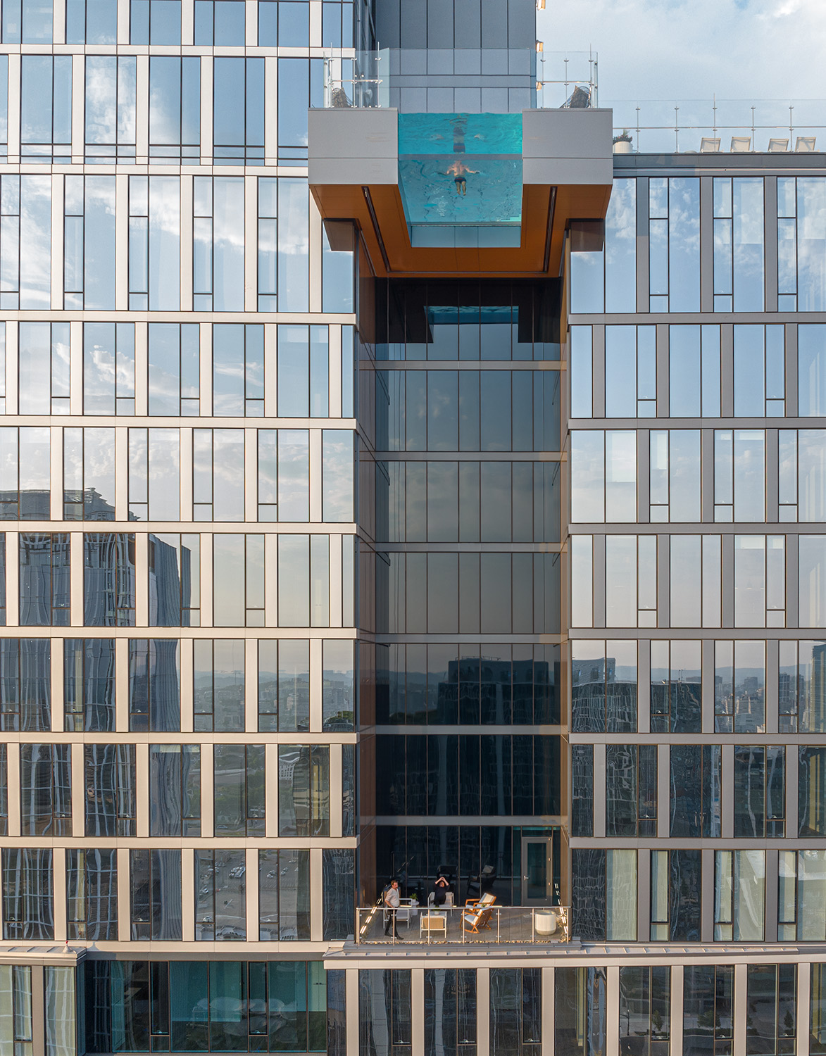 Alcove residential tower in Nashville by Goettsch Partners 谷德设计网