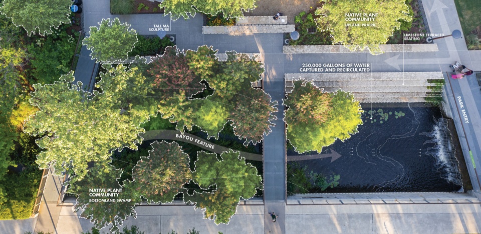 2022 asla urban design award of honor midtown park design workshop inc