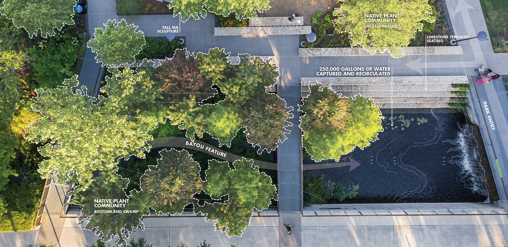 2022 ASLA URBAN DESIGN AWARD OF HONOR Midtown Park / Design