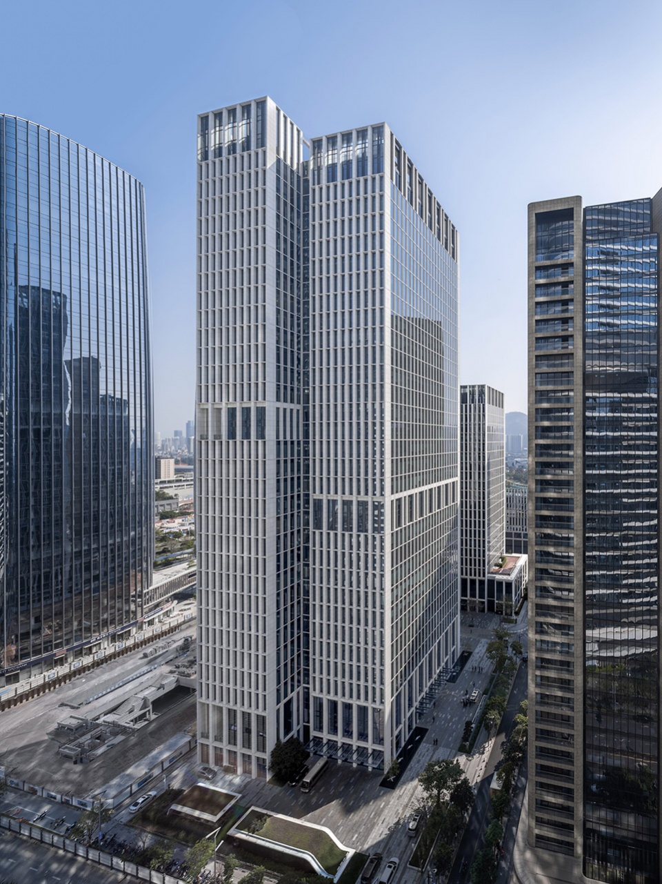 shenzhen qianhai towers by gmp