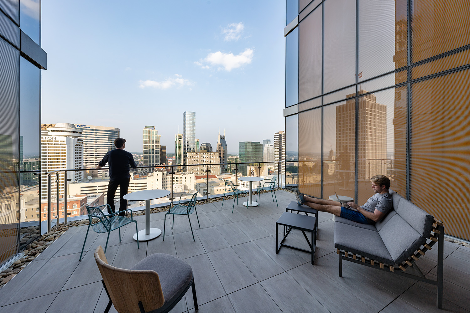 Alcove residential tower in Nashville by Goettsch Partners 谷德设计网