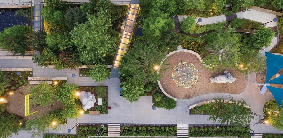 2022 asla urban design award of honor midtown park design workshop inc