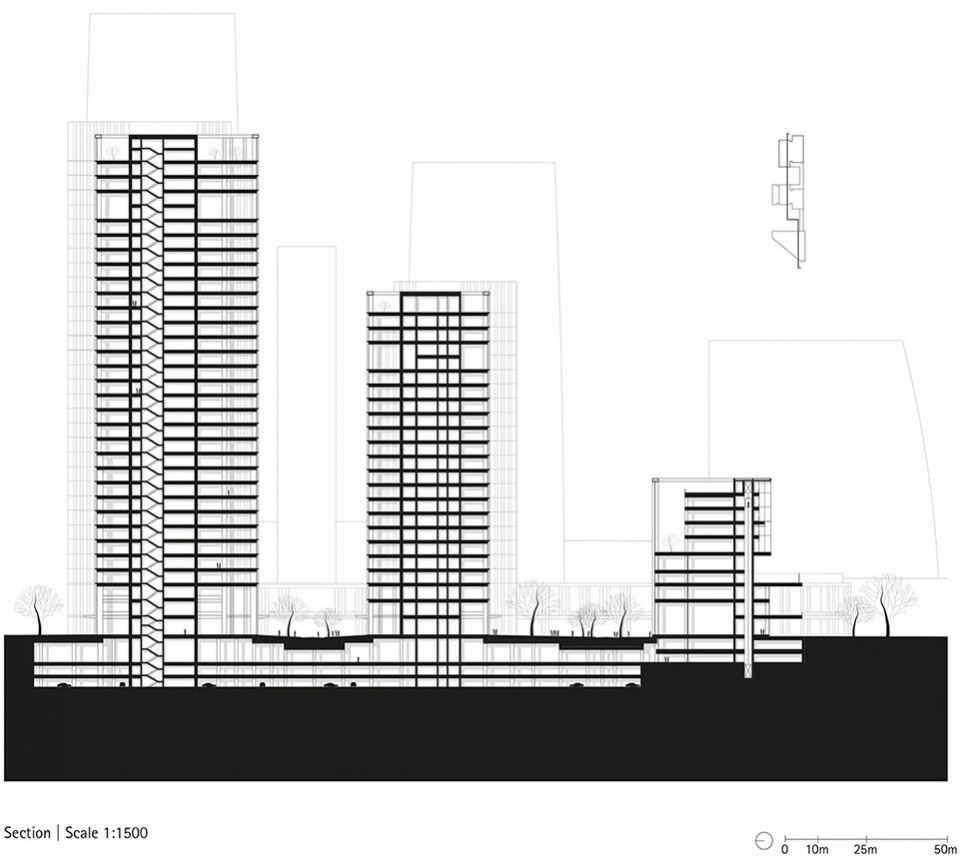 shenzhen qianhai towers by gmp