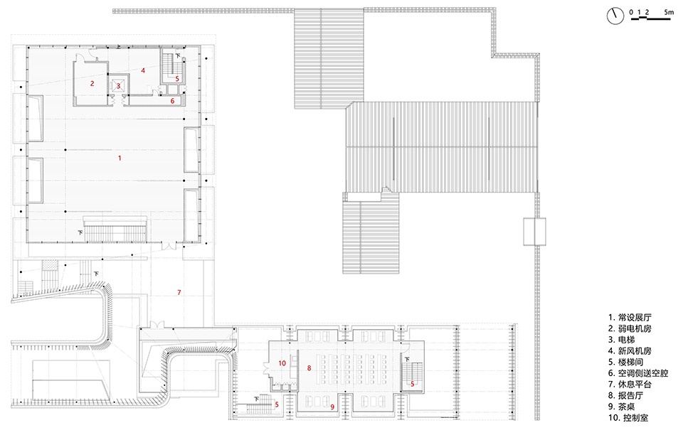二层平面图 Second floor plan ©同济原作设计工作室