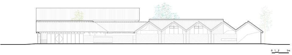 南立面图 South elevation ©同济原作设计工作室