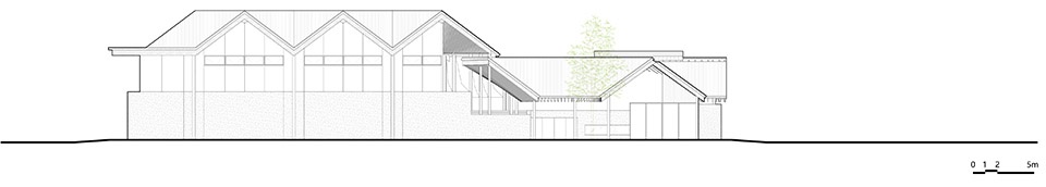 西立面图 West elevation ©同济原作设计工作室