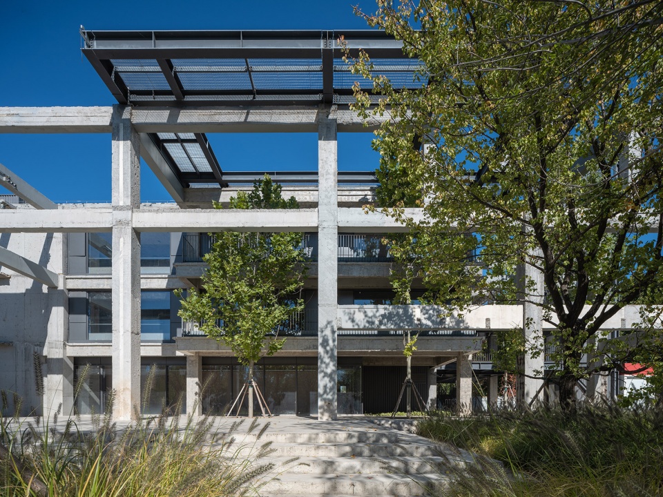 beijing future design park the office building the canteen renovation by biad hu yue studio