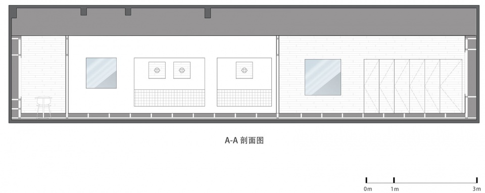 A A剖面图A A Section @玳山建筑设计 拷贝