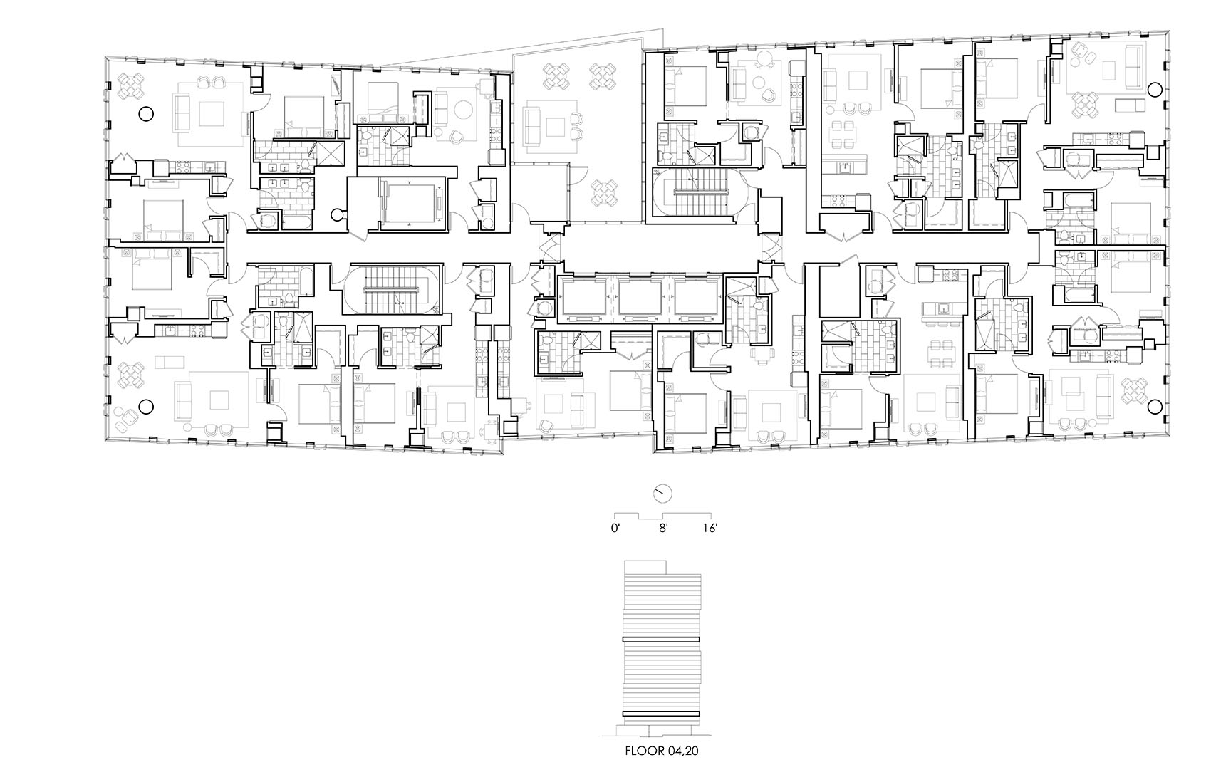 Alcove residential tower in Nashville by Goettsch Partners 谷德设计网
