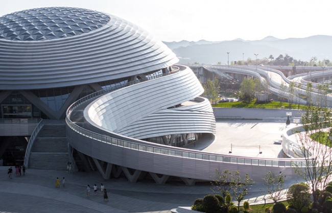 Jewel On The Silkroad &#8211; Nanbu Eye Gymnasium, China by Zhoyu Design Group
