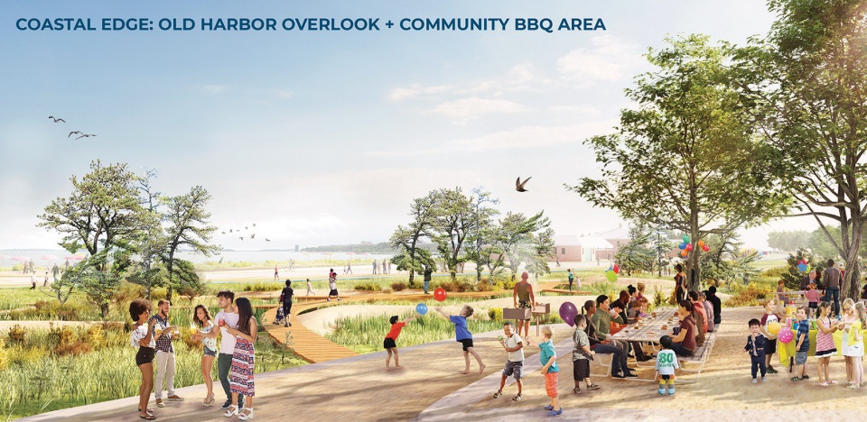 2022 asla analysis and planning award of honor moakley park resilience plan stoss landscape urbanism