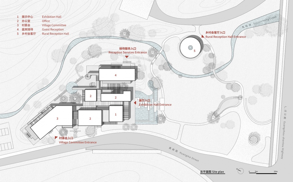huangma rural revitalization workstation and rural reception hall by 3andwich design