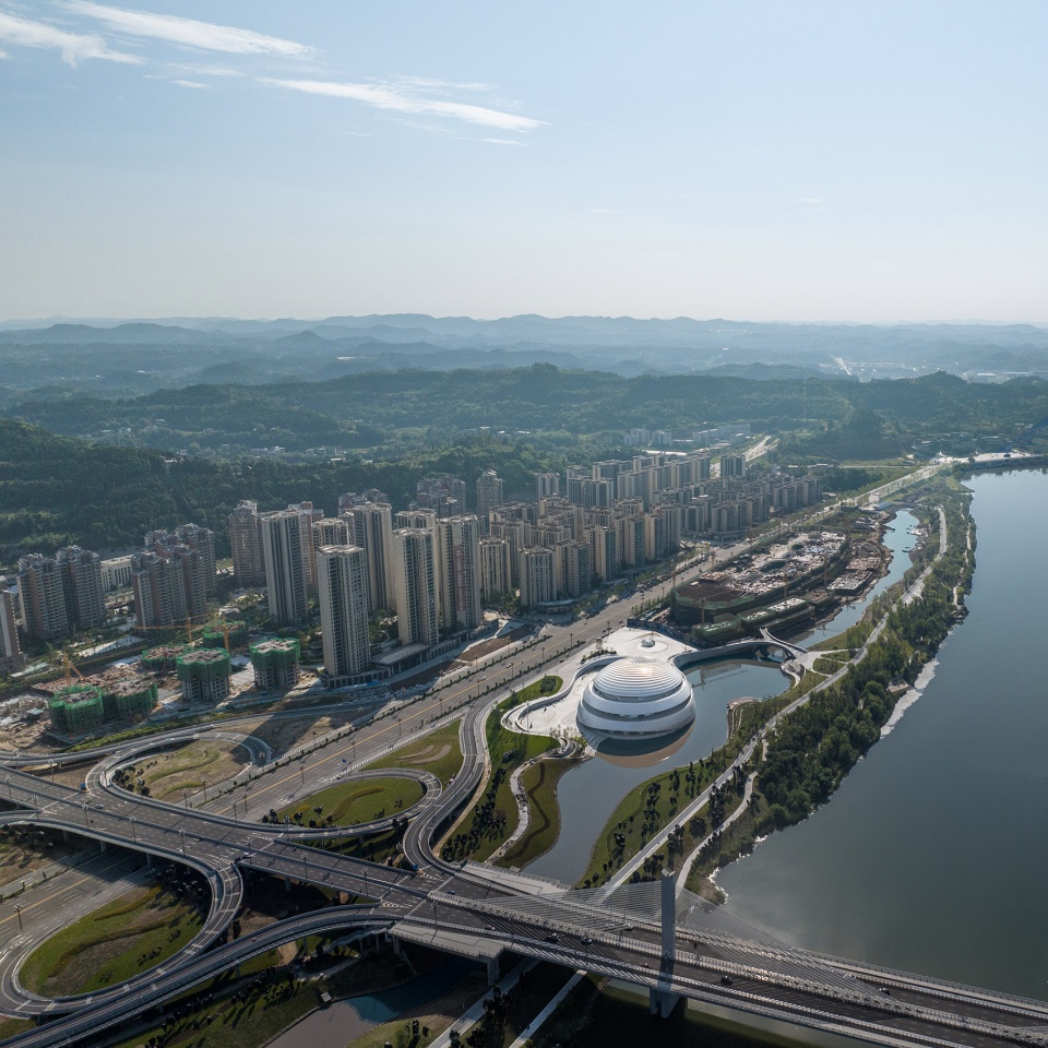 Jewel On The Silkroad Nanbu Eye Gymnasium China by Zhoyu Design Group