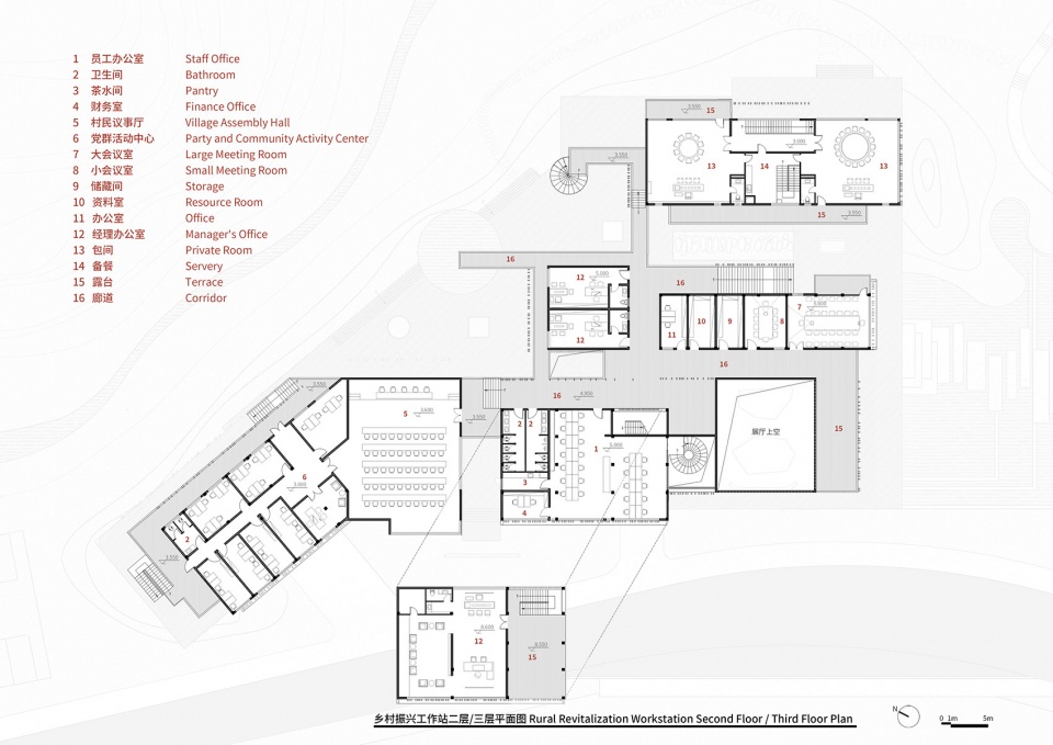 huangma rural revitalization workstation and rural reception hall by 3andwich design