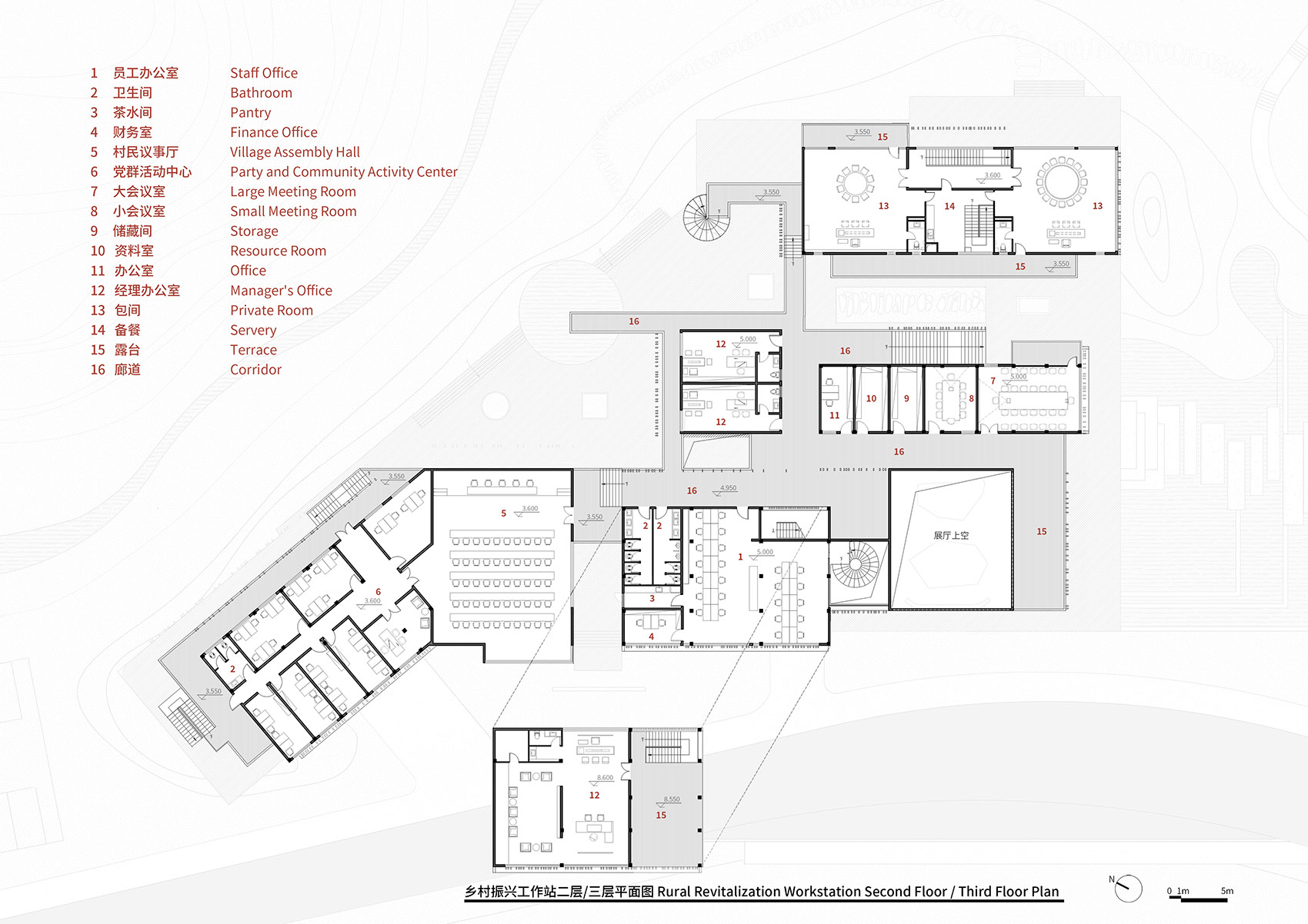 Huangma Rural Revitalization Workstation and Rural Reception Hall by ...