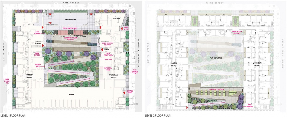2021 asla residential design award of excellence edwin m lee apartments gls landscape architecture