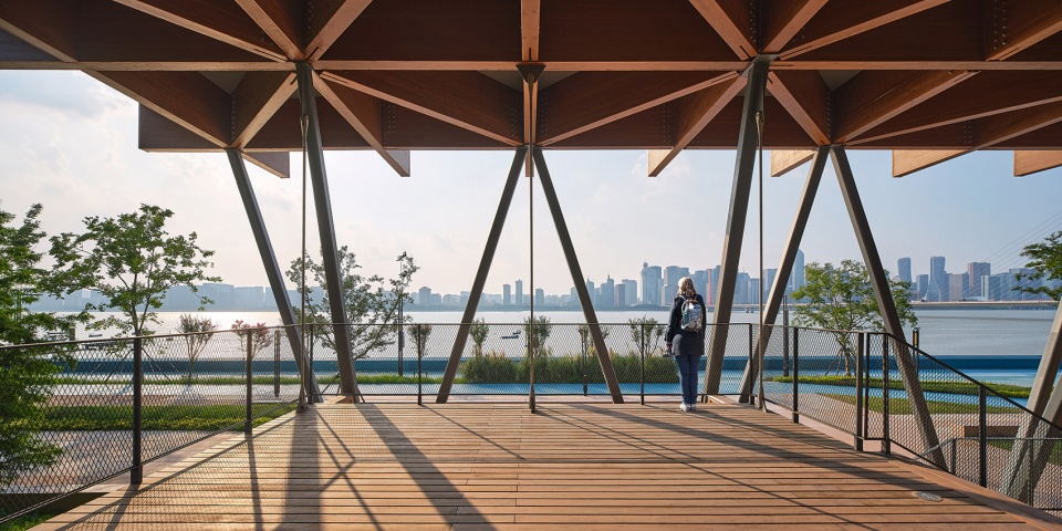 Hangzhou Riverfront Public Space the Changting Station by Original Design Studio TJAD