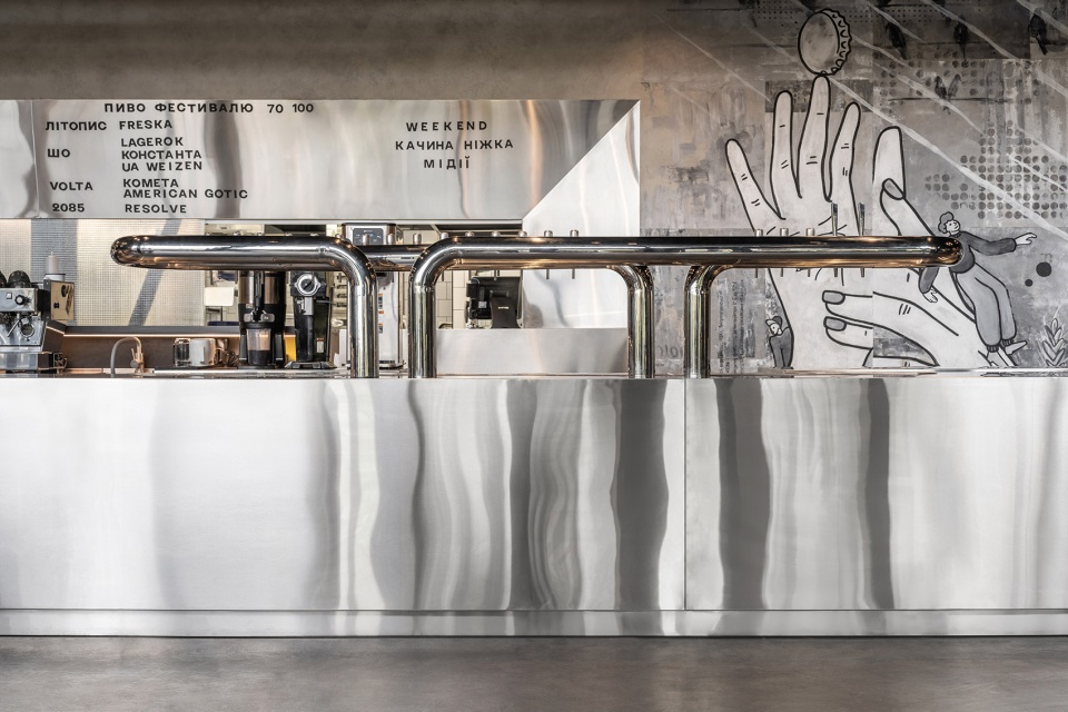 mova beer space by balbek bureau
