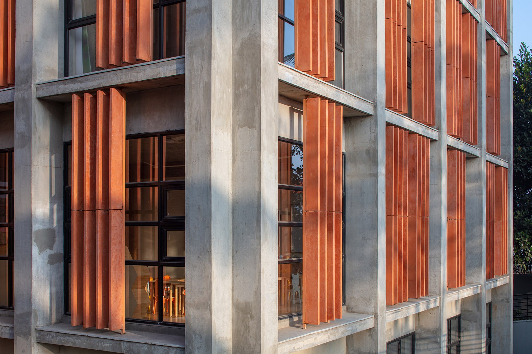 Euro School, Bannerghatta Bengaluru by Vijay Gupta Architects 谷德设计网