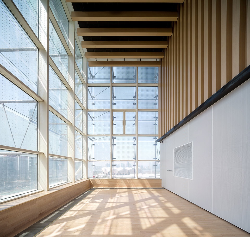 Hangzhou Olympic and International Expo Center Sports Complex Training Hall by AREP HZADI CO LTD