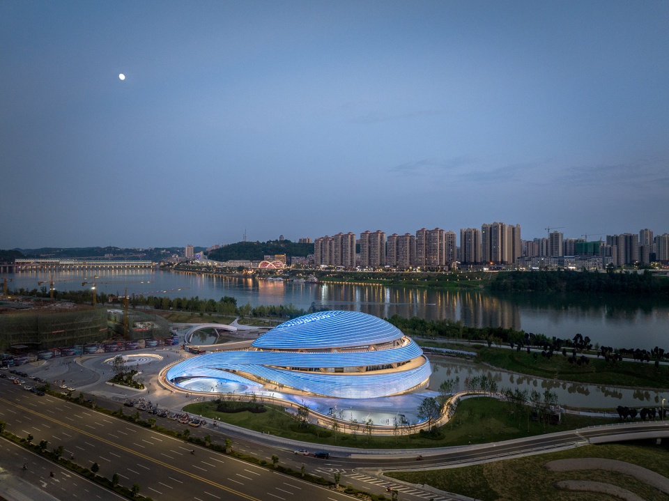 Jewel On The Silkroad Nanbu Eye Gymnasium China by Zhoyu Design Group