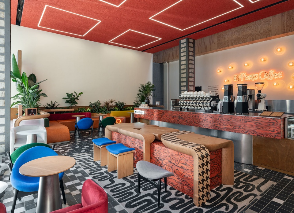 Peet s UCCA Beijing 798 red design