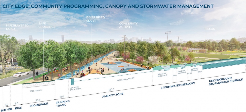 2022 asla analysis and planning award of honor moakley park resilience plan stoss landscape urbanism