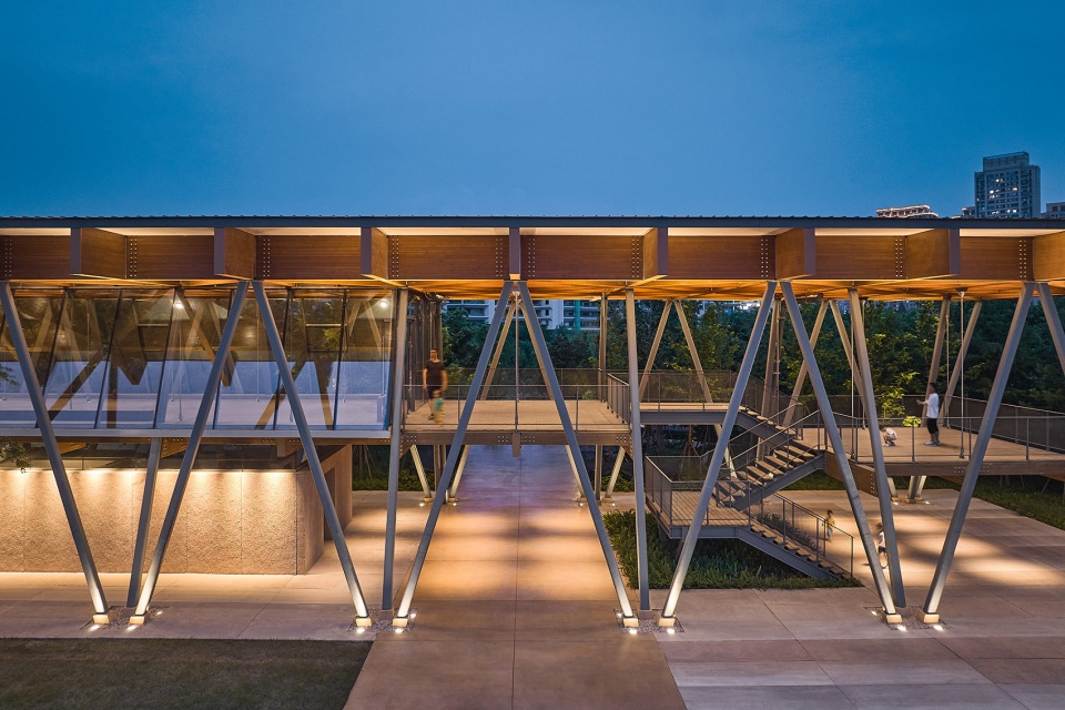 Hangzhou Riverfront Public Space the Changting Station by Original Design Studio TJAD