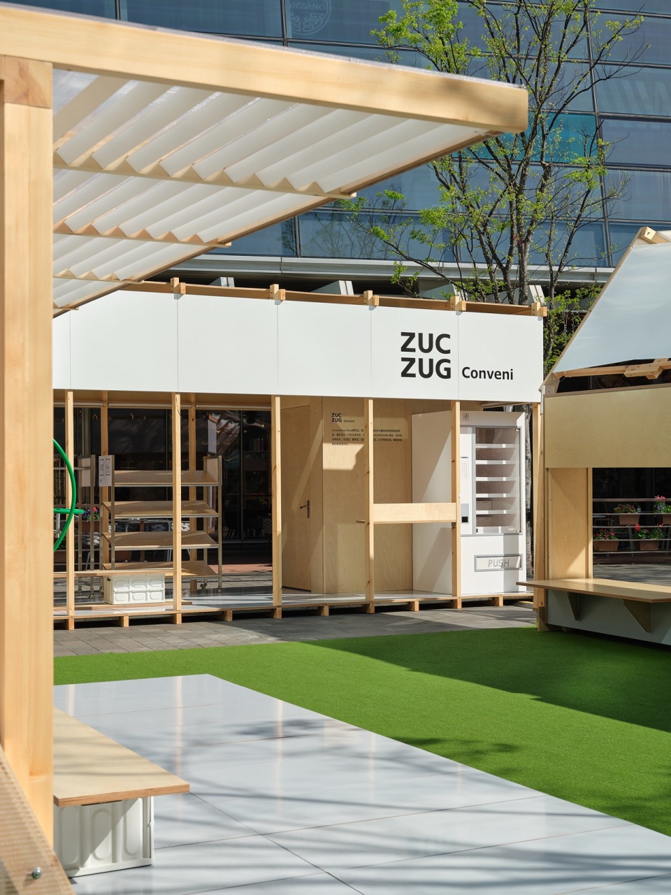 zuczug pop up market by flip studio
