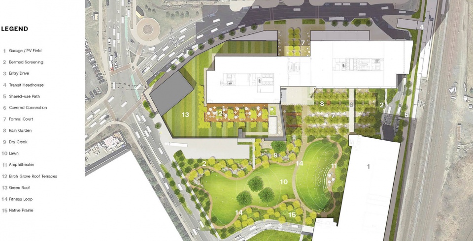 2022 asla general design award of honor from brownfield to green anchor in the assembly square district ojb