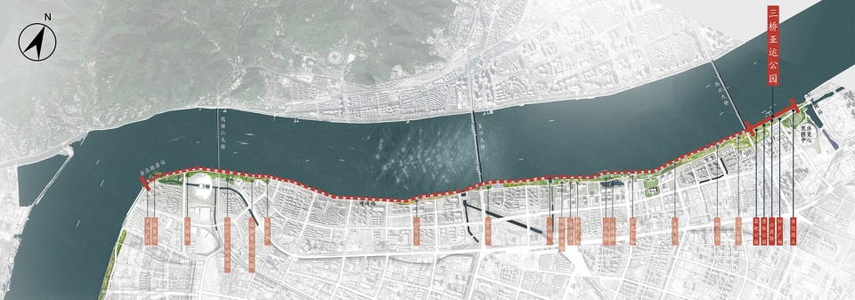 hangzhou riverfront public space sanqiao asian games park by original design studio tjad
