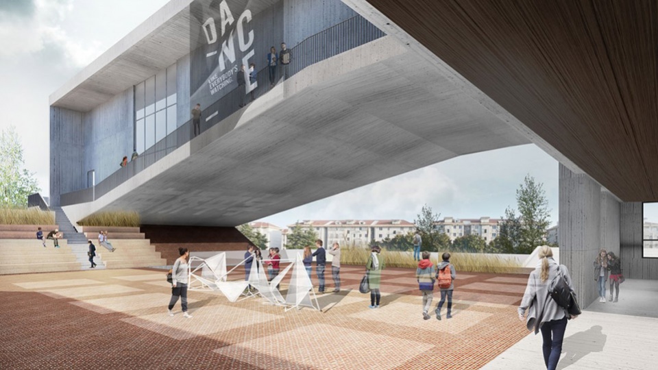 shanghai nanqiao academy comprehensive building by node architecture urbanism