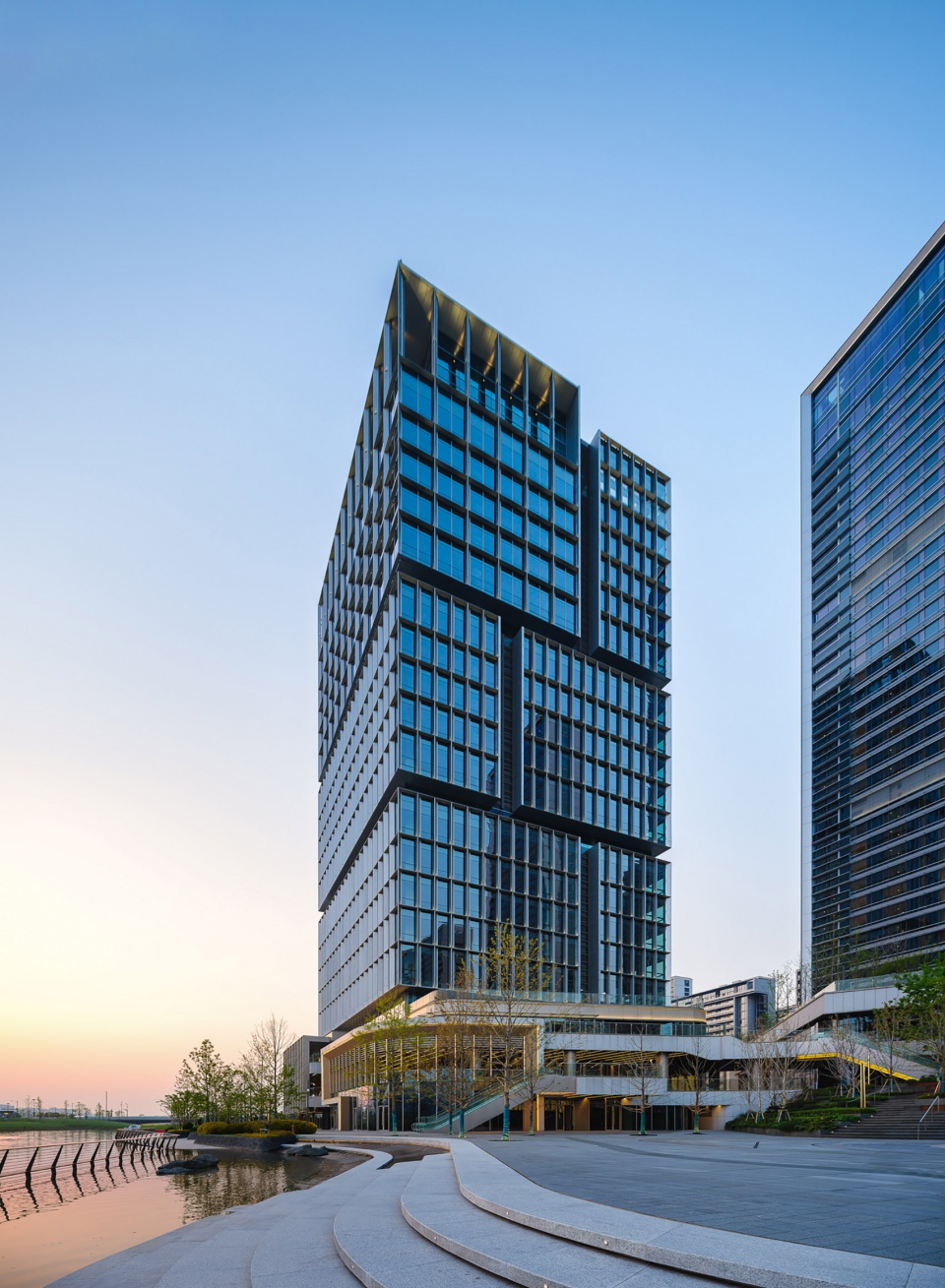 hangzhou asian games village vanke waterfront mixed use by hks