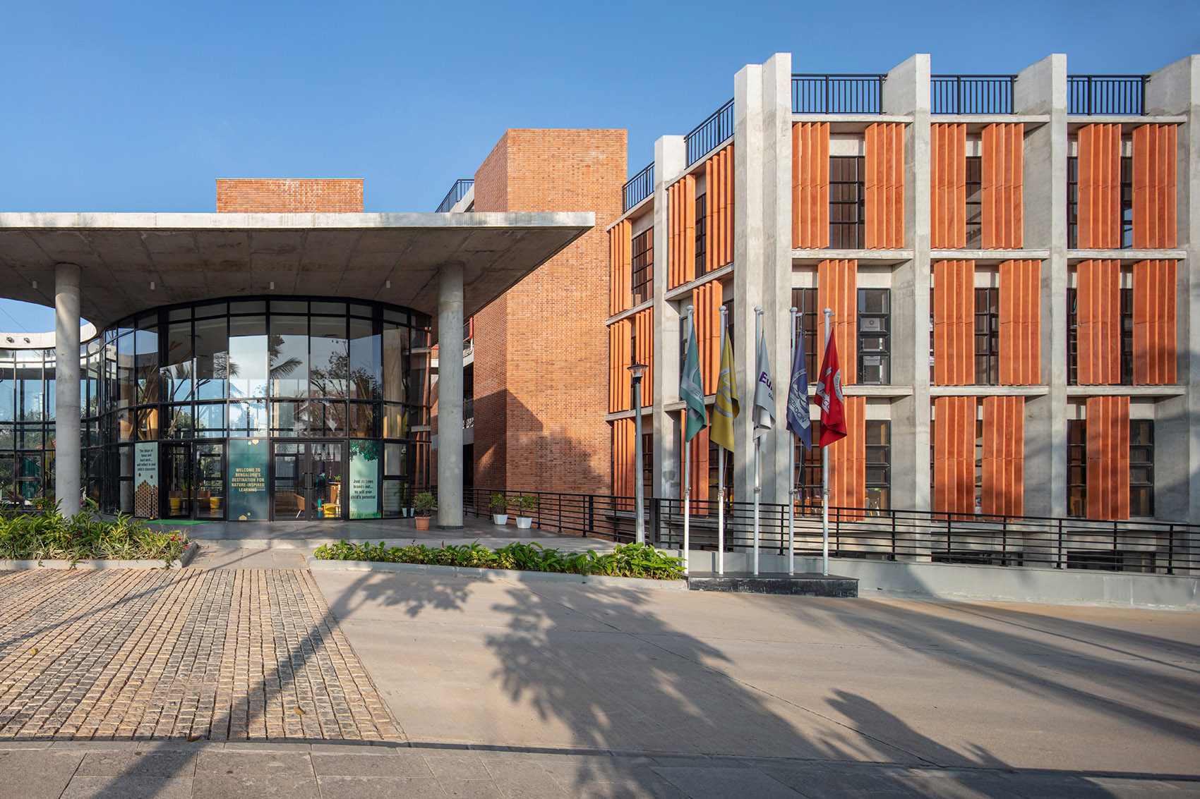 Euro School, Bannerghatta Bengaluru by Vijay Gupta Architects 谷德设计网
