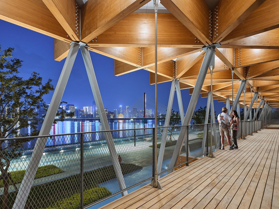 Hangzhou Riverfront Public Space the Changting Station by Original Design Studio TJAD