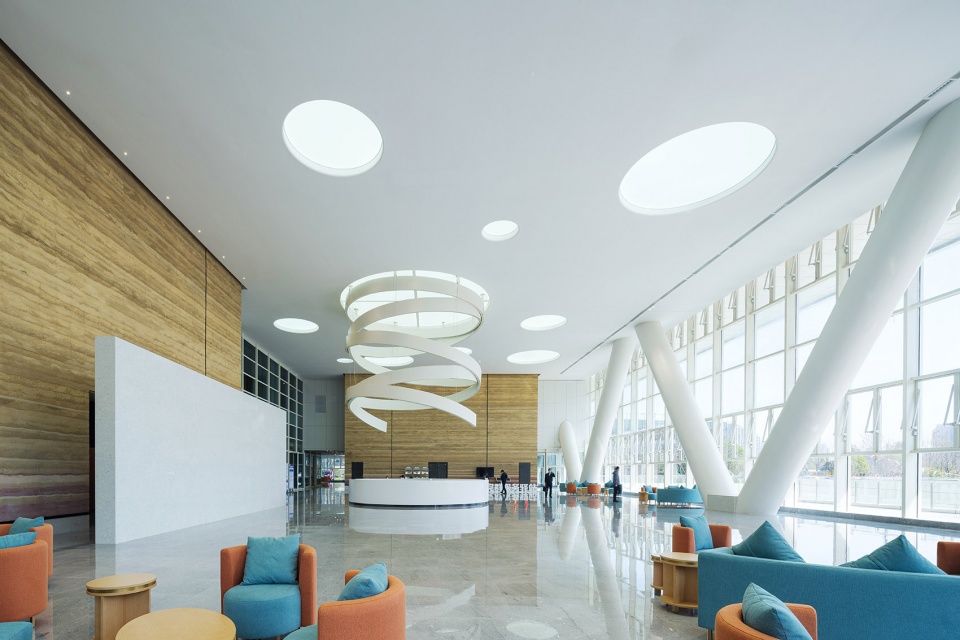 Hangzhou Olympic and International Expo Center Sports Complex Training Hall by AREP HZADI CO LTD