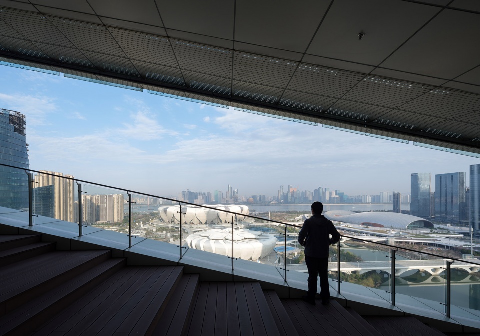 Hangzhou Olympic and International Expo Center Sports Complex Training Hall by AREP HZADI CO LTD